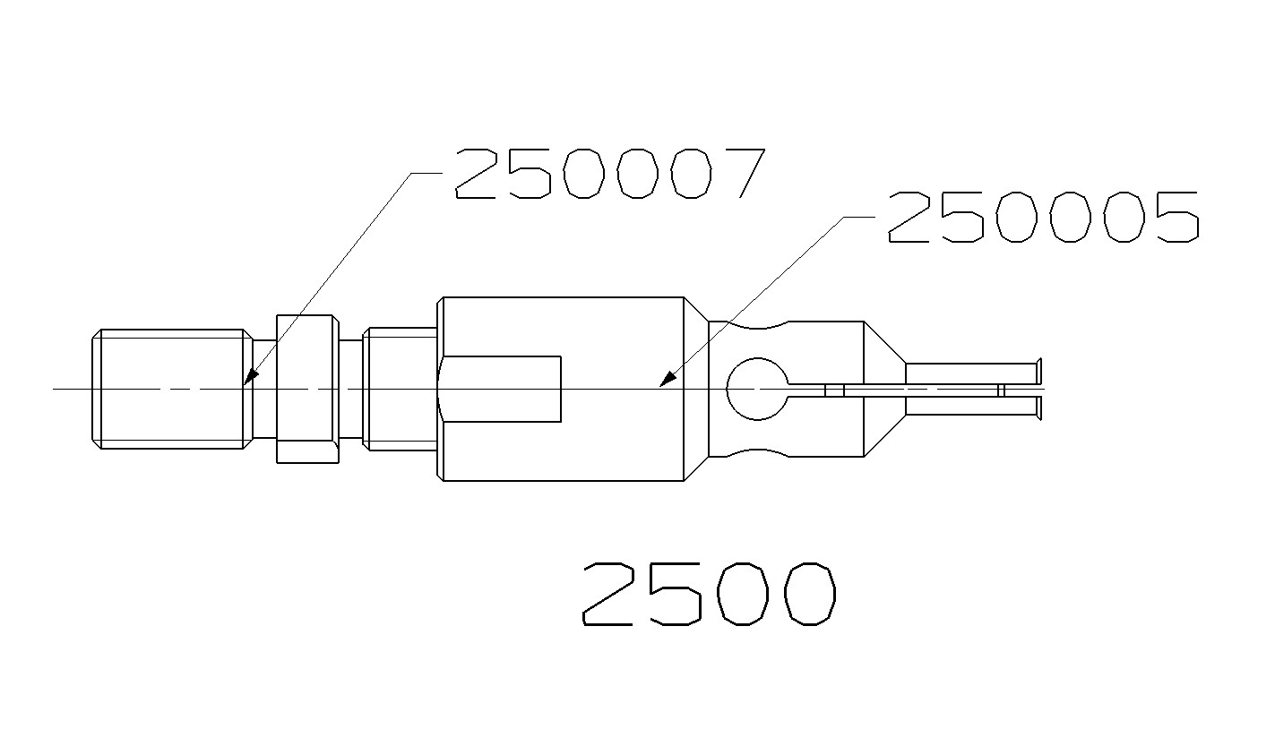 EXTRACTOR DE PINZA INTERIOR FORZA SERIE 2500